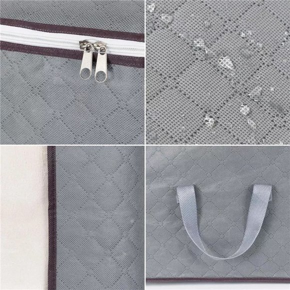 Large Folding Storage Bags (4 Pack)  Anti Dust Clothes Storage Bags - Picture 10 of 14